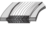 Metal Corrugated Metal Gasket ASME B16.9 DN15 - DN1200 WP316L For Chemical