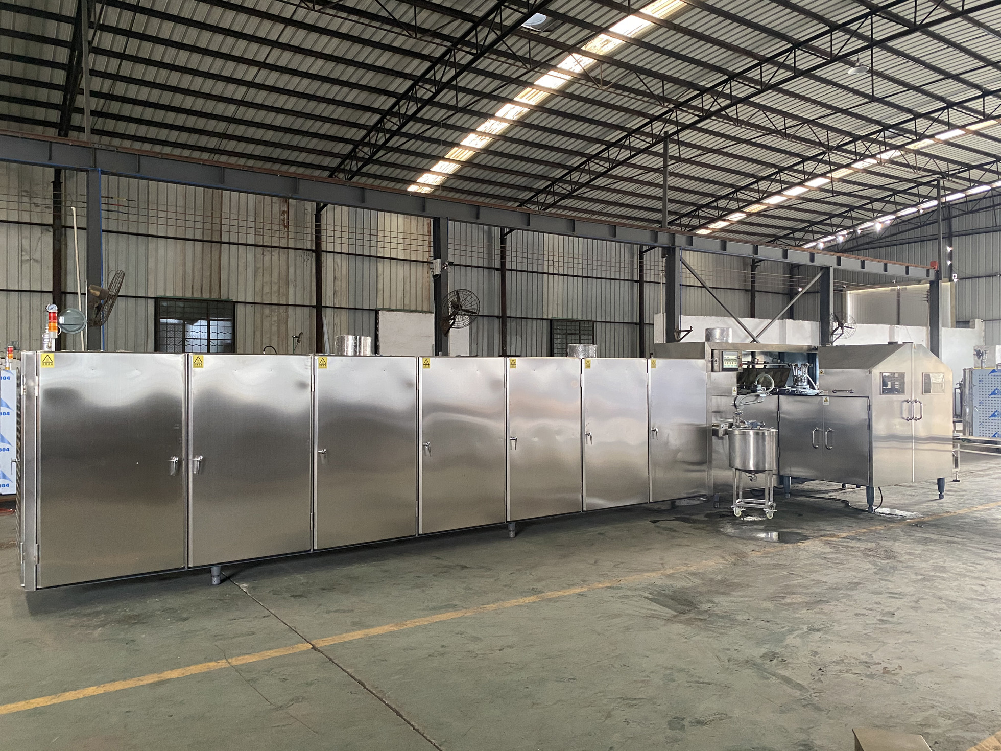 Two Color Automatic Sugar Cone Making Machine 7000pcs/H