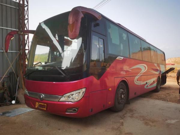 Used Tour Bus Yutong Brand ZK6116 48 Seats Double Doors Passenger Bus Airbag