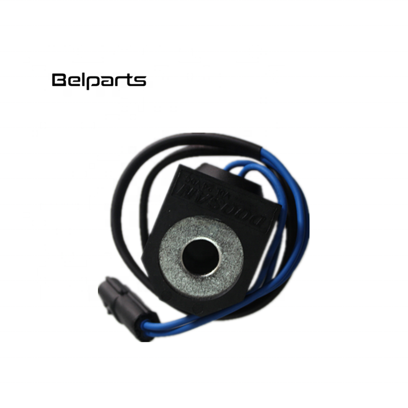 Belparts Excavator Electric Parts Magnet Coil 24V Electromagnetic Coil DH Solenoid Coil For Digger VDL24 DX470 DH220-5