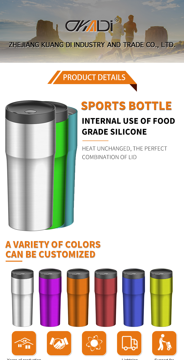 Customized 16 OZ Wholesale Printable Stainless Steel Mugs Metal Travel Cup For Coffee and Beer