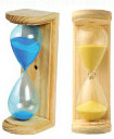 Spruce Wood Dry Steam Room Equipment Sand Timer / Bucket Simple Design
