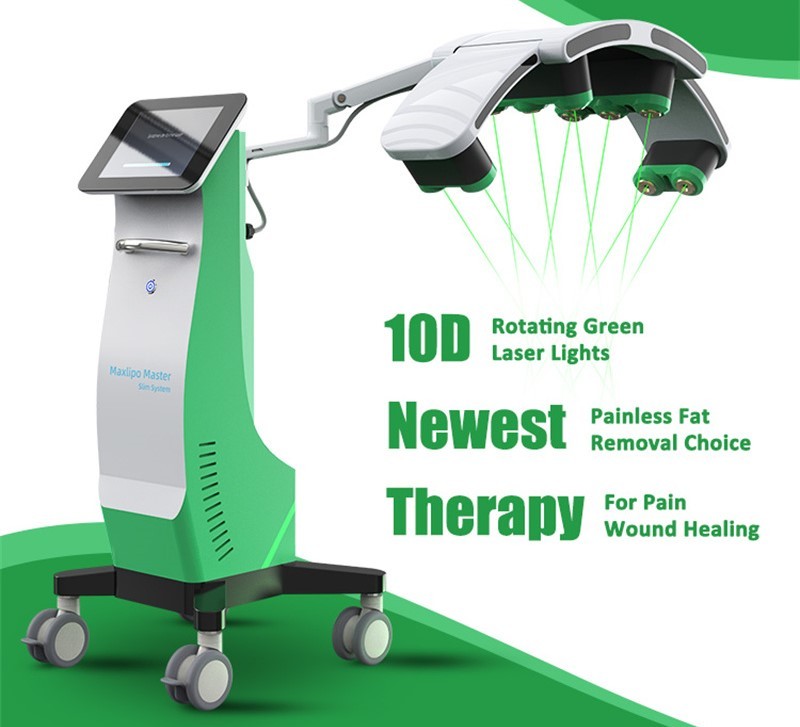Vertical 10d Rotating Maxlipo Cold Laser Machine Loss Weight Knee Arthritis Treatment