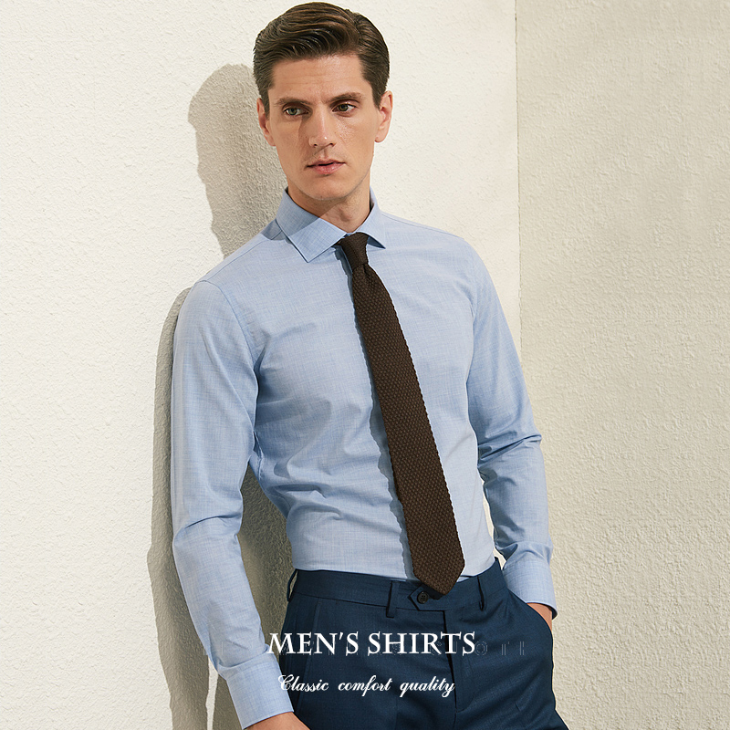 Original Slim Printed Viscose/Polyester/Spandex Oversize Plus Size Men's Long Sleeve Shirt