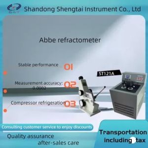 Buy cheap Transparent Semi Transparent Liquid Solid ST121A Abbe Refractometer Compression Mechanism product