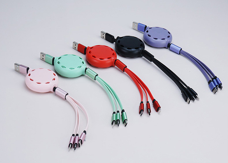 2.8A Max Current 3.3ft Universal USB Cord Quick Charging Custom Logo
