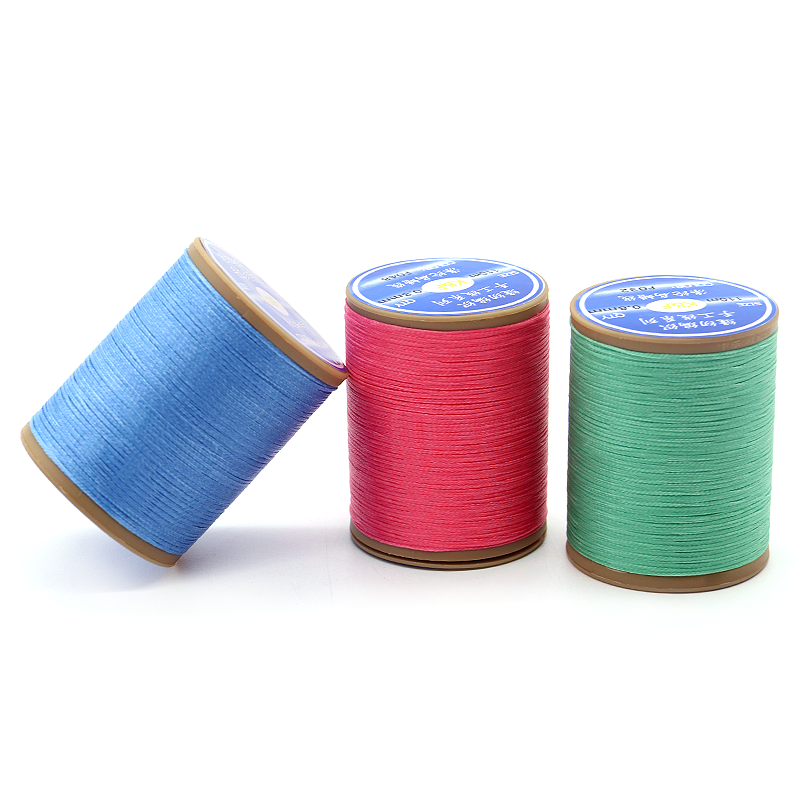High Temperature Resistant Durable Leather Flat Waxed Thread for DIY Handicraft Tool
