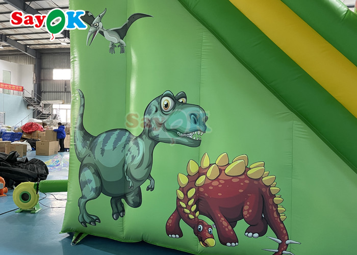 Commercial Grade Water Slide Inflatables Dinosaur Inflatable Bounce Slide For Children