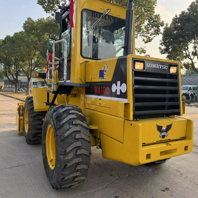 Reliable Komatsu WA100 Used Loader Durable and High Performance Komatsu Loader Komatsu Construction Equipment