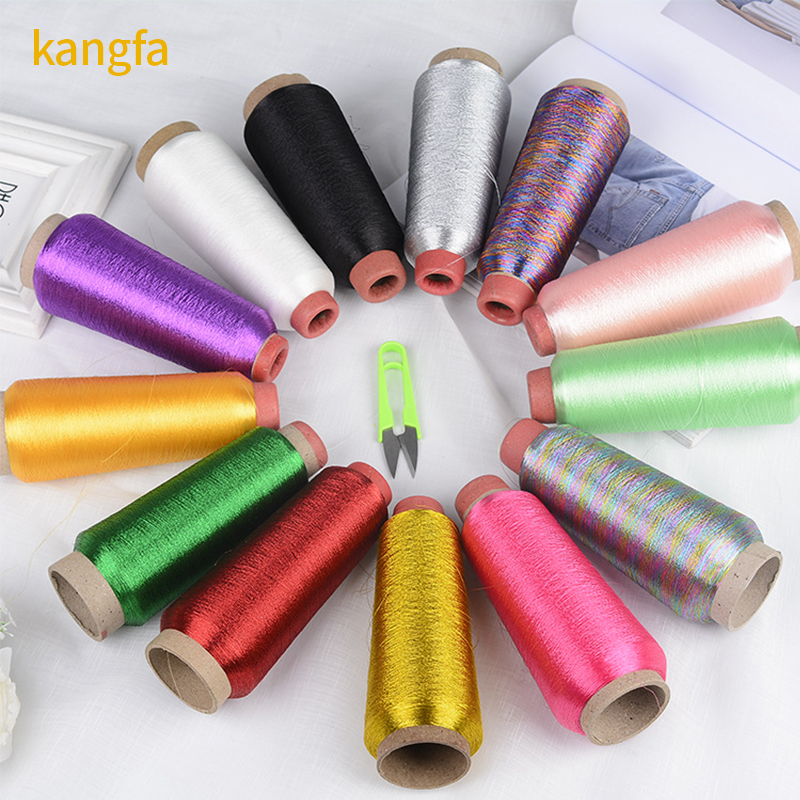3300 Yards Metallic Embroidery Threads Durable Silk Thread Line for Decorative Overlocking