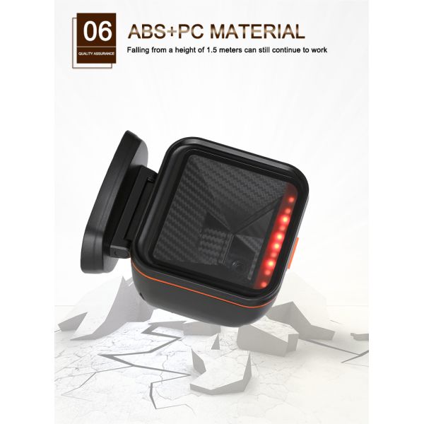 China Manufacturer Auto Scanning PS80H 2d Qr Code Reader Barcode Scanner Desktop Supermarket