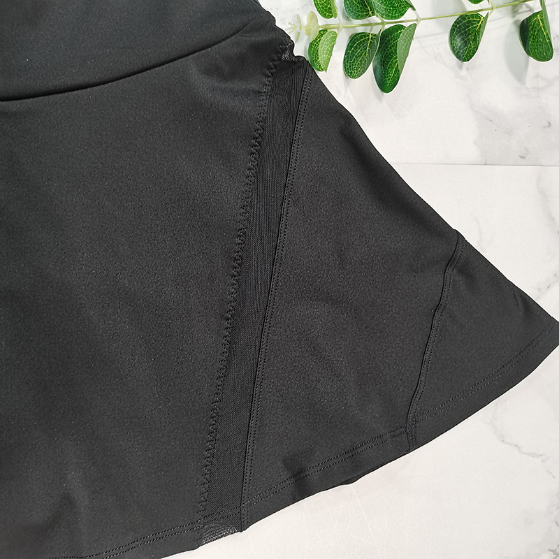 Breathable Mesh Athletic Tennis Skirt Woman Golf Dress Skort Apparel