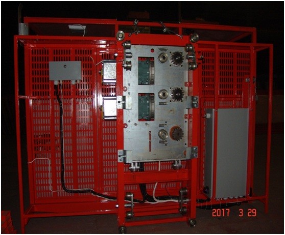 Open Top Cage 2ton 22m/Min Construction Material Lifting Hoist In Building Site construction site hoist