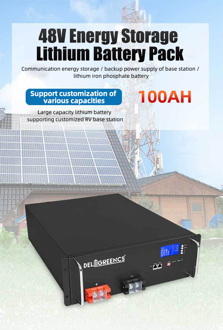 48V 100AH Energy Storage Lithium Battery for Communication Base Station