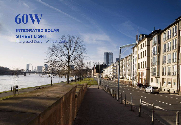 Solar Panel Solar Powered LED Street Lights for Outdoor Lighting