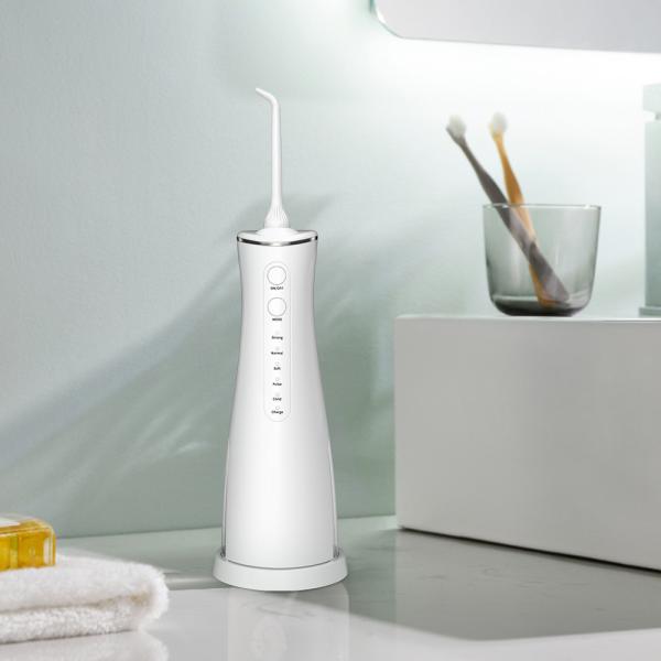 Cordless Durable Electric Oral Flosser , DC 5V Portable Power Floss Dental Water