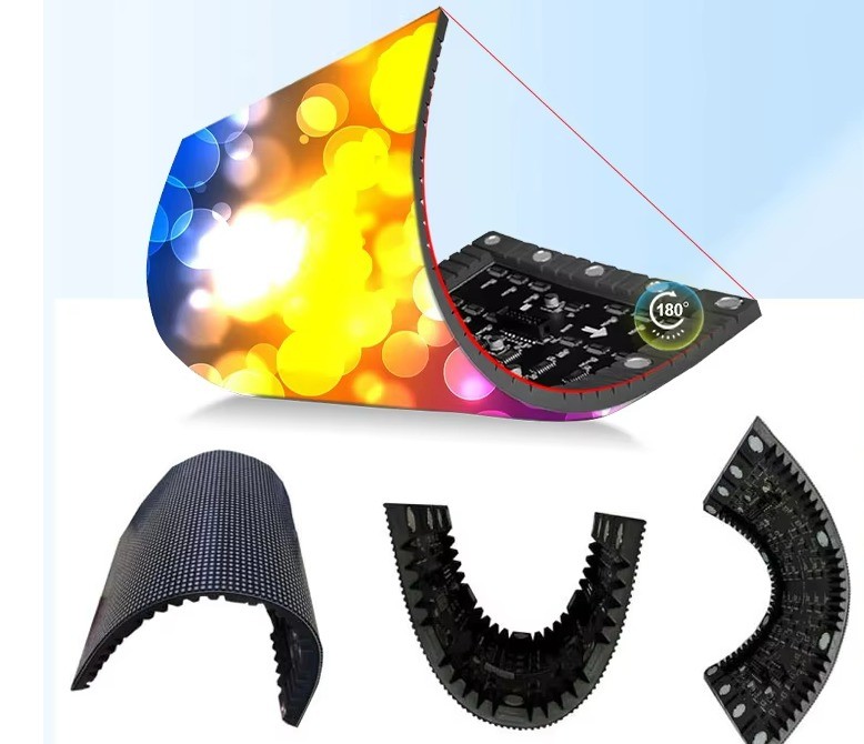 High Refresh Rate Indoor Flexible LED Module IP31 Rating For Advertising