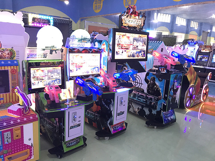 Amusement Shooting Arcade Machines Coin Operated Ultra Fire Power Game