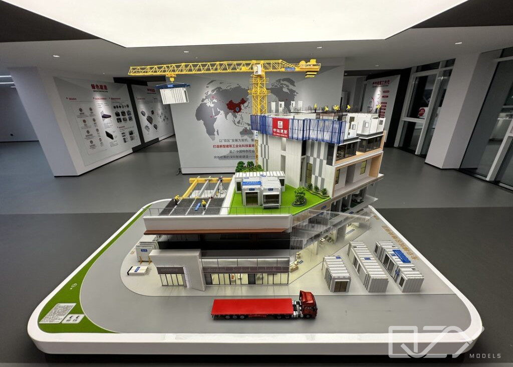 CSCEC Construction Site Industrial Scale Models Maker Structural Architecture
