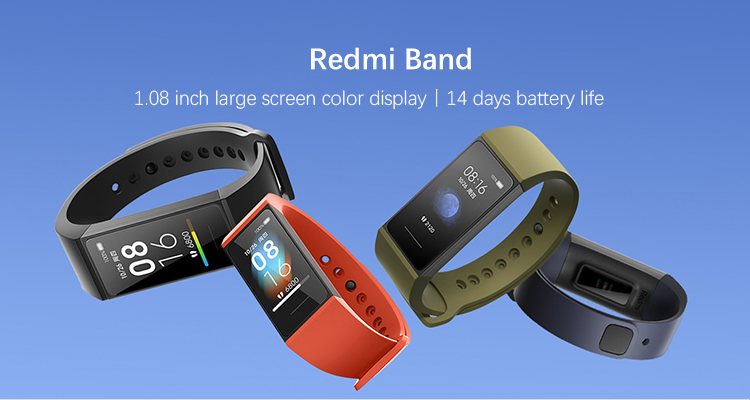 Xiaomi Redmi Band 4C Smart Fitness Wristband Bracelet Multiple Touch Screen Mi Smart Band 4C