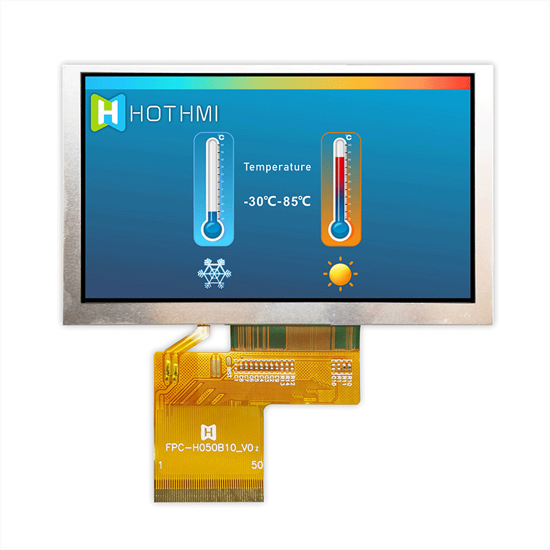 Practical 5 Inch RGB TFT Display , IC ST7262 Sunlight Readable Display TFT-H050B10SVISTKN50