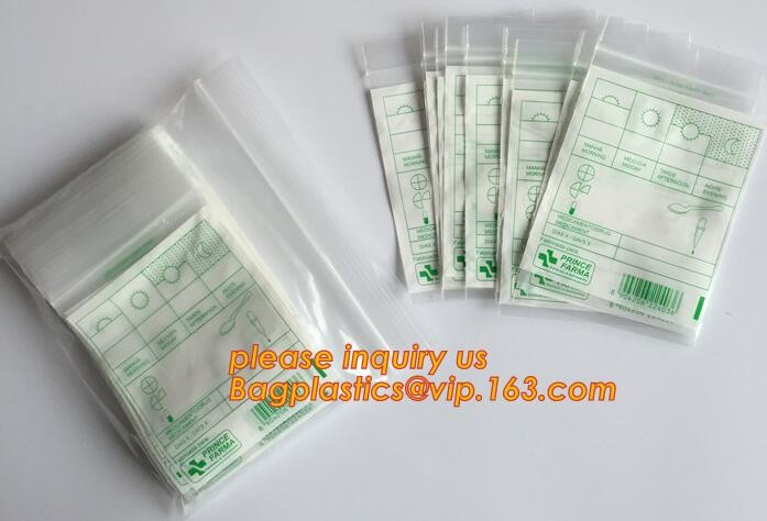 tablets pills packaging bag, poly medical dispenser k bag drug zipper bags reclosable bags, zipper bag medical min