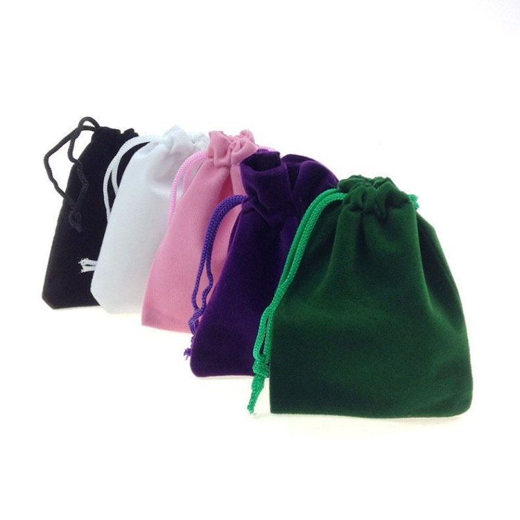 Custom Small Fleece Drawstring Bag For Gift Eco Friendly