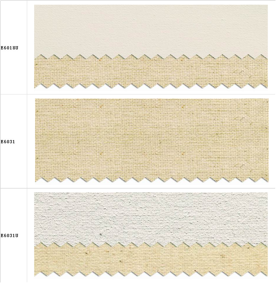 Fine Grain Blank Painting Canvas , Polyester Fiber / Linen Stretched Canvas Roll
