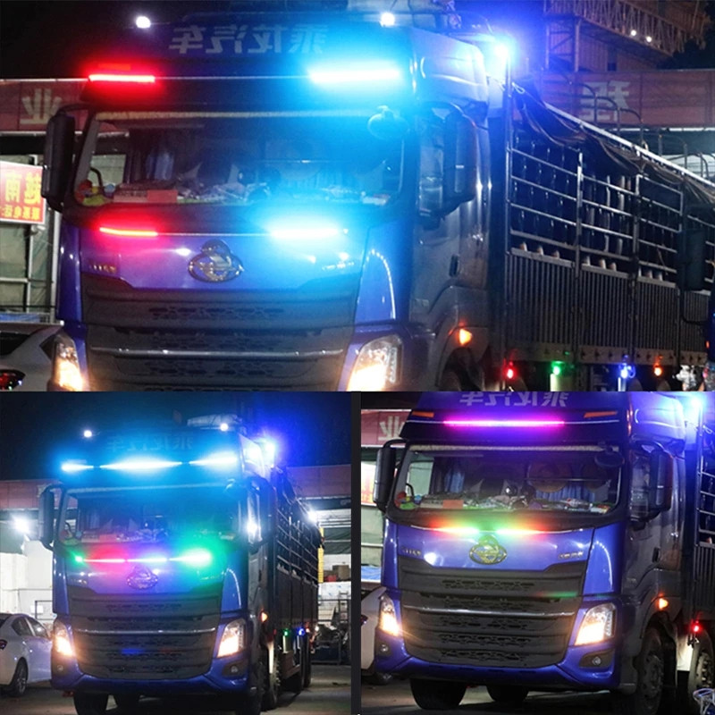 DC24V RGB Truck Led Strip Vehicle LED Work Lights Emergency Vehicle Led Strip Lights