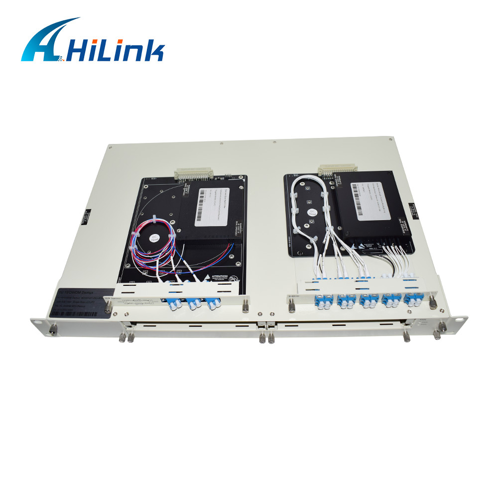 Filter Work DWDM Mux Solution With EDFA Amplifier For Single Fiber