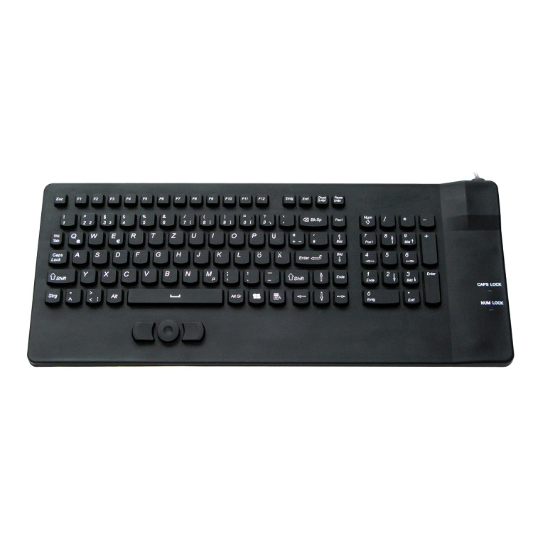 Custom Printing Silicone Rubber Keyboard , Waterproof Usb Keyboard Ce Approvals