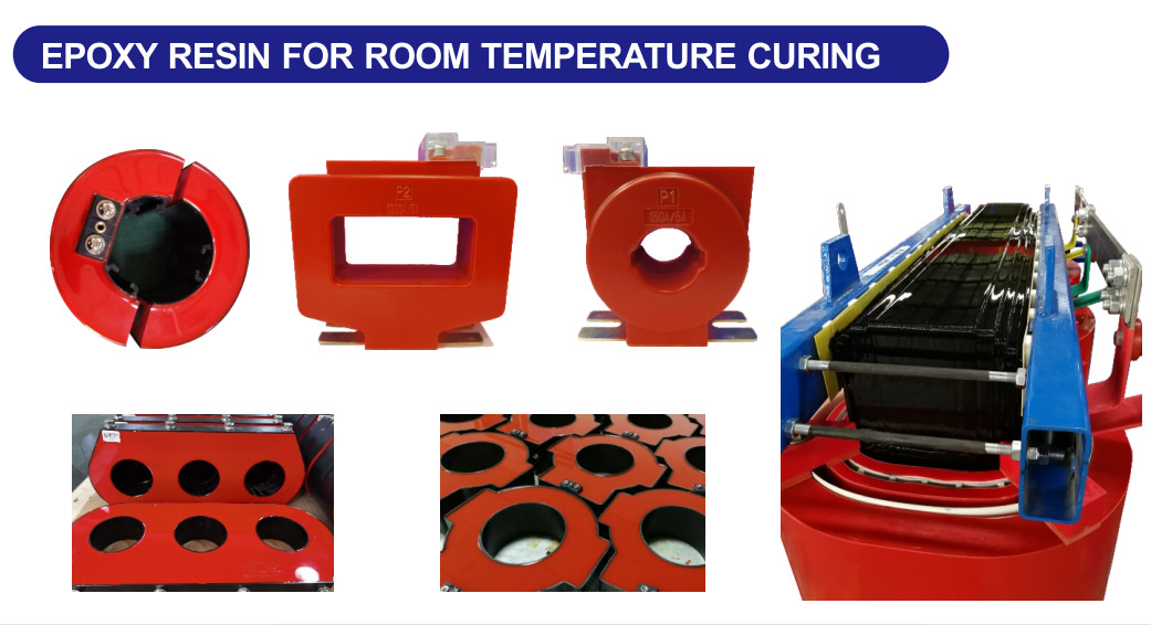 Insulation Clear Liquid Epoxy Resin Hardner , Potting Casting Epoxy Resin Compound