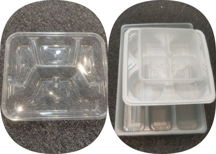 Disposable Plastic Food Container Making Machine Full Automatic 60 Mode Min
