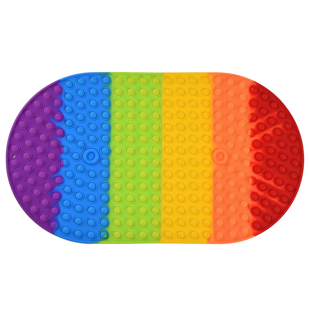 Non Slip Silicone Bathtub Mat Multipurpose With Suction Cups