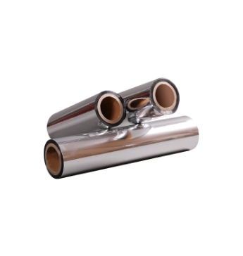 Silver Aluminized Metalized PET Film for Food Packaging 20mic Thickness