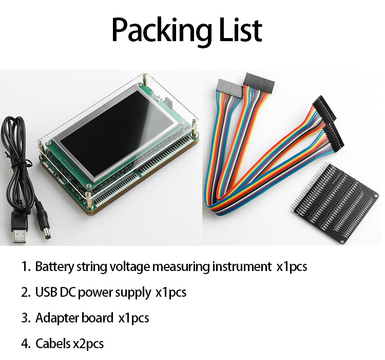 1S - 24S Battery Repair Machine Lithium Battery string Voltage Measuring Instrument