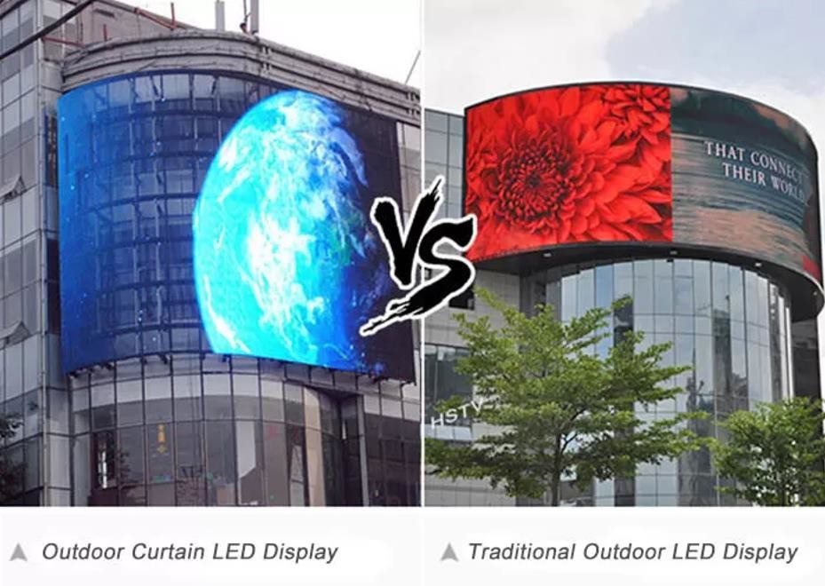 10000nits Transparent LED Display 15.625mm Pixel Pitch Building Led Screen