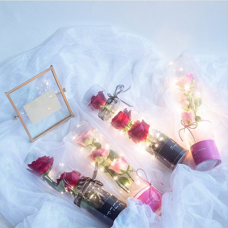 Rigid Boxes Custom Shipping Transparent Graduation Flower Gift Boxes for Bouquets