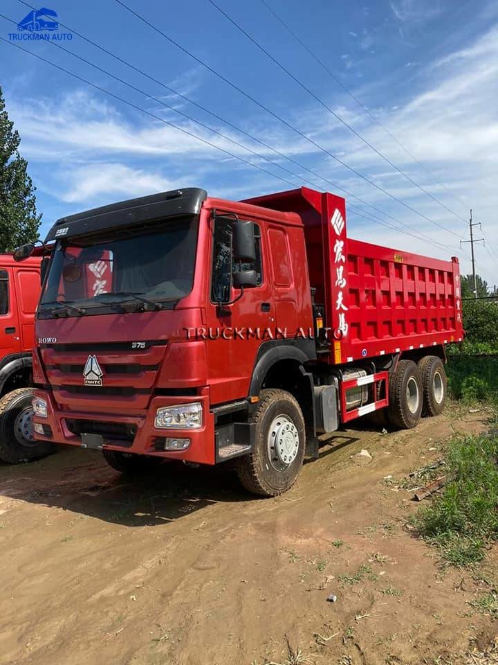 375HP 75km/H 2015 Year SINOTRUK HOWO Dump Truck