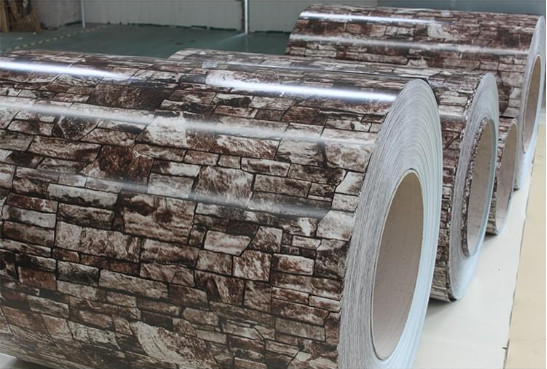 Brick Grain Prepainted Aluminium Coil Z Coating 60-200g/M2