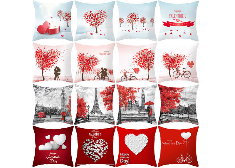 High End Daily Household Items Love Tree Series Valentine'S Day Pillows