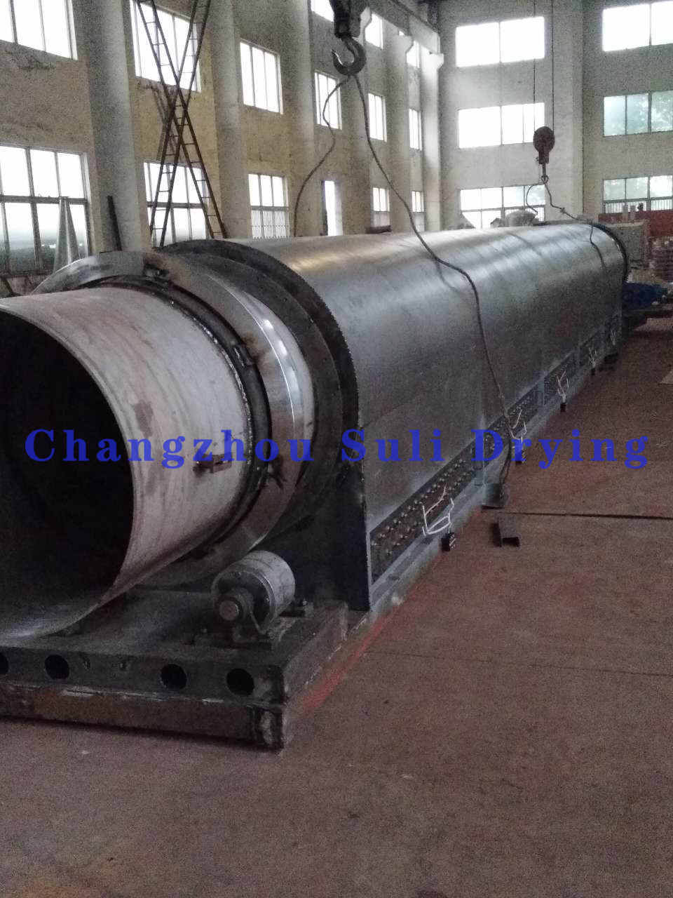 Sodium Benzoate Industrial Drum Dryer Agitation Rotary Drum Dryer Price