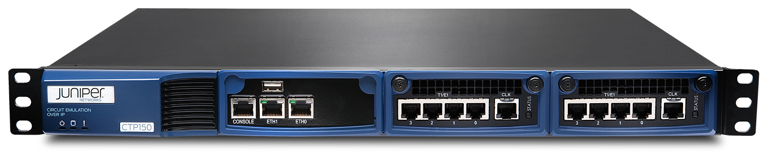 juniper CTP150 Supports 4 to 8 interfaces in a modular chassis,router