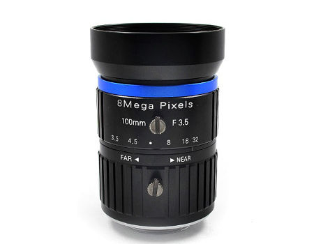 8MP 100mm machine vision industrial camera lens C interface 1-inch fixed focus C port FA lens