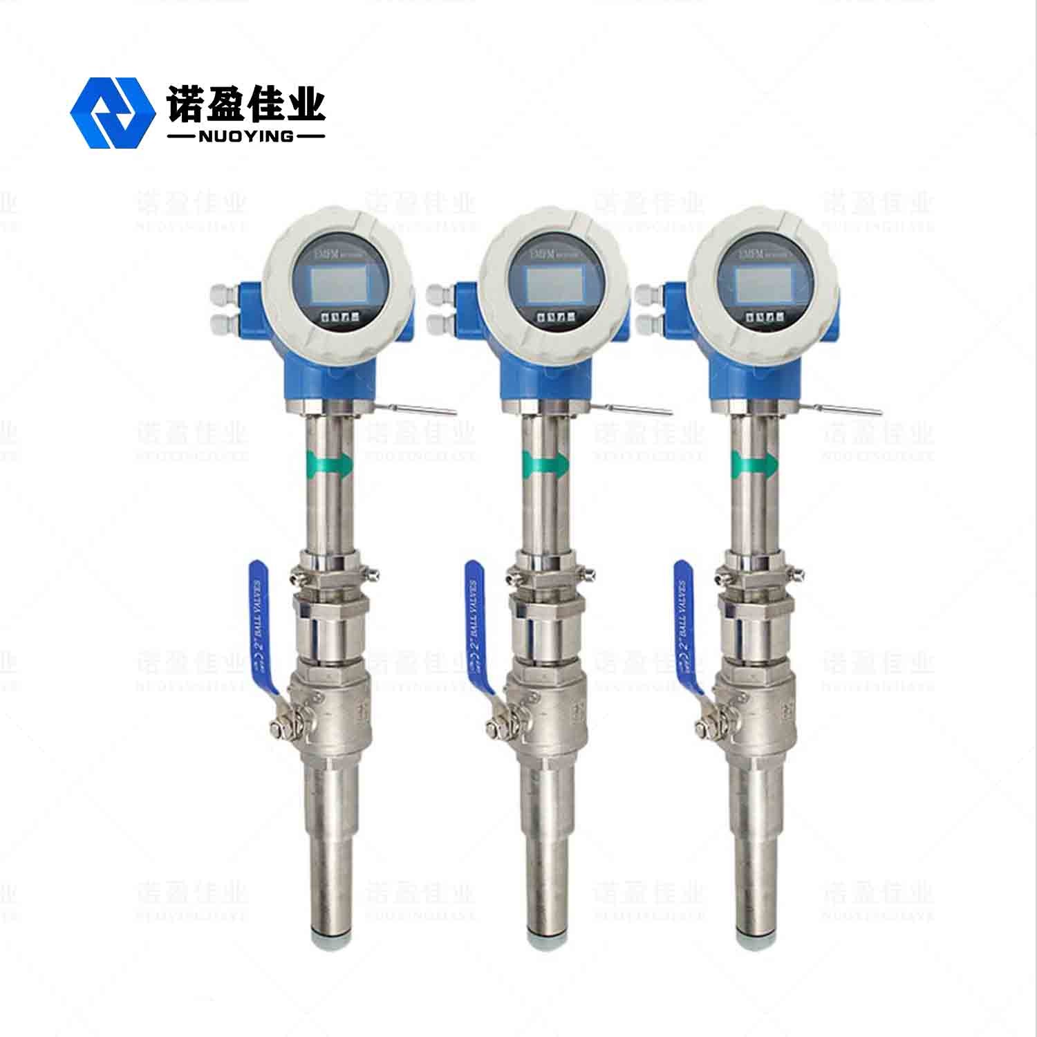 IP65 Insertion Flow Meter Cement Corrosive Liquid Water Measuring