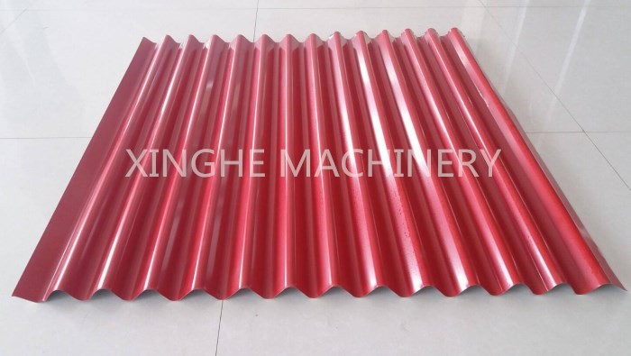 Automatic 850 Metal Roofing Corrugated Tile Roll Forming Machine / Colored Steel Sheet Roll Making Machine