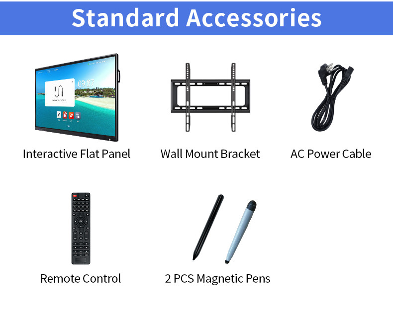 Touch Screen Digital Signage Multi Touch Screen Monitor 86 Inch