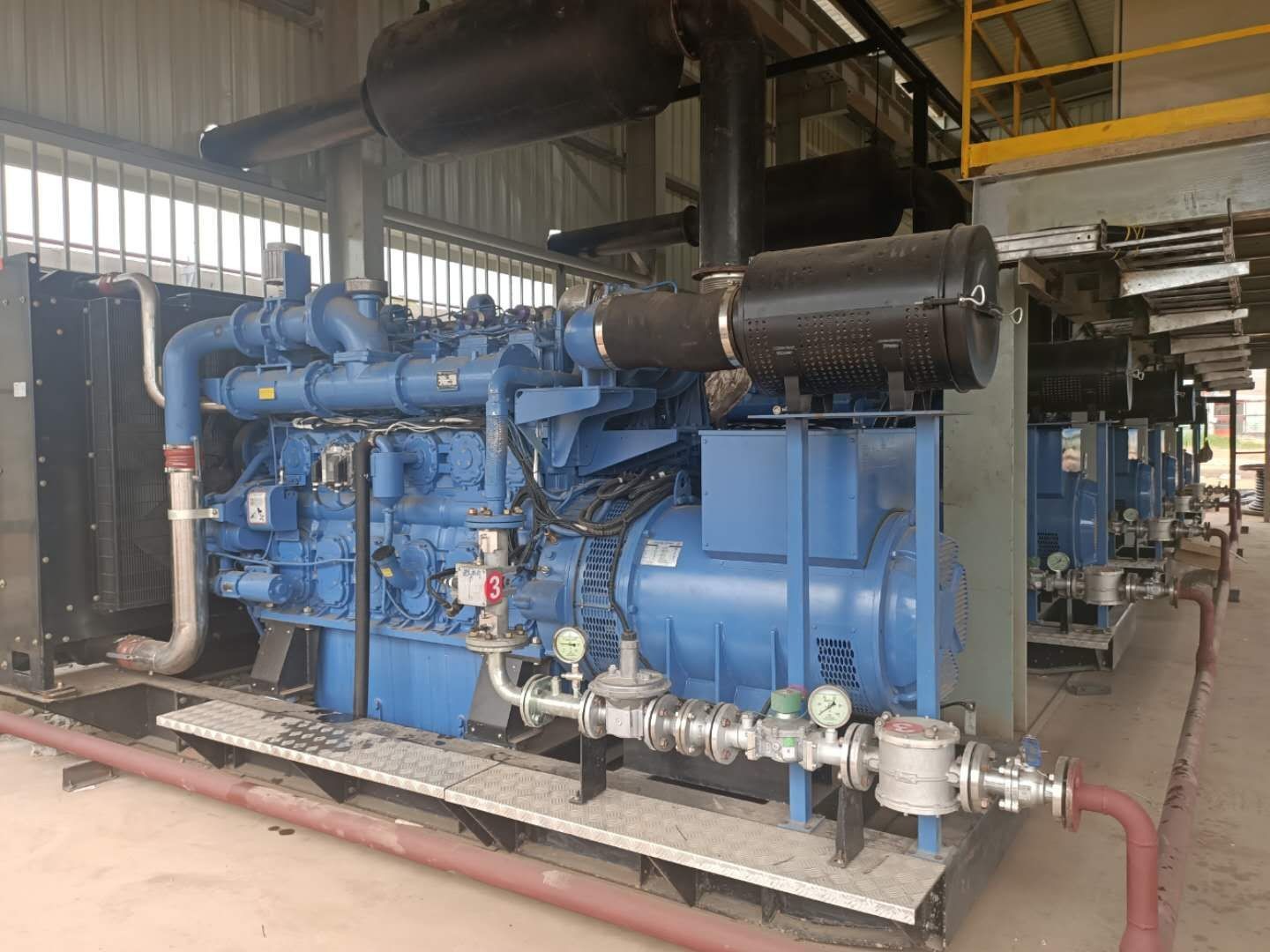 Reliable Gas Generator Set High Power Generator Large Building Power Supply