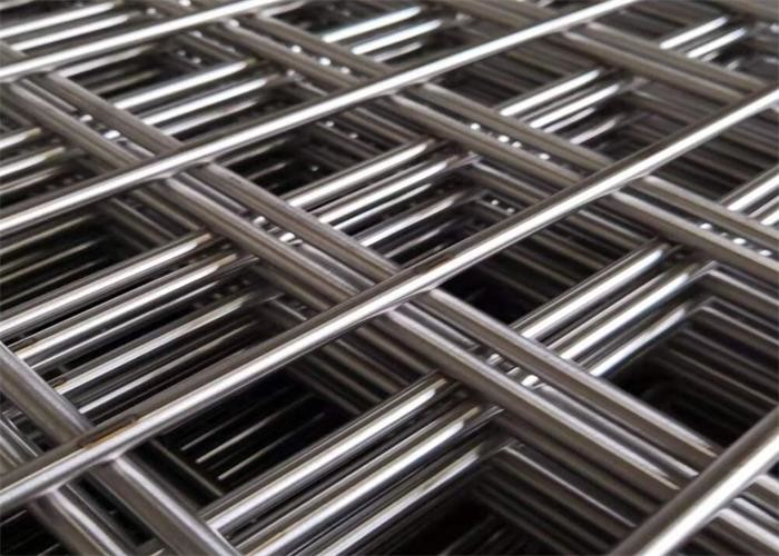 Weld 50x50mm Hole 4ft Galvanised Steel Mesh Panels Silver