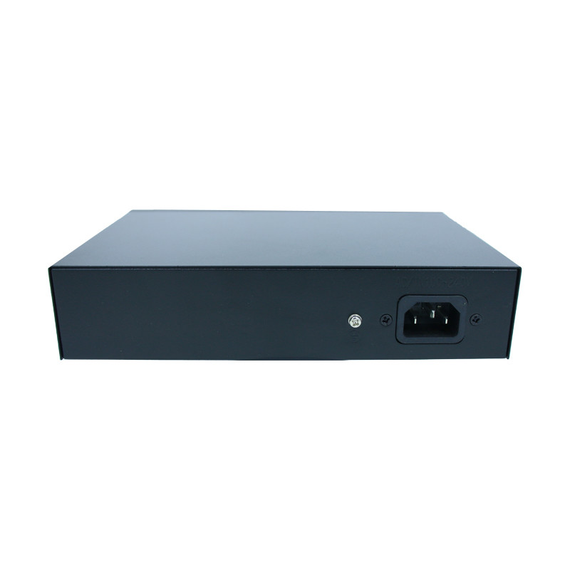 IEEE802.3x Industrial Unmanaged POE Switch Fiber Optic POE Switch 7 Gigabit Ports